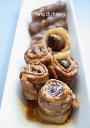 角煮風。。栗と豚バラのさっぱり煮-レシピのメイン写真