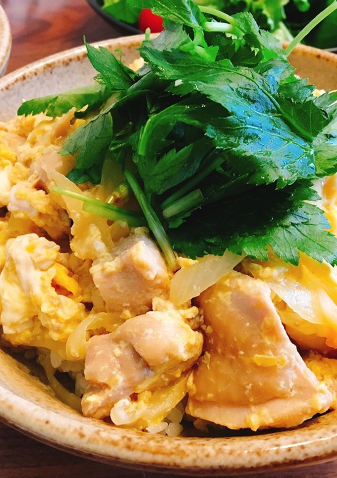 麺つゆで簡単♡我が家のふわとろっ親子丼✨-レシピのメイン写真