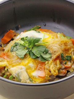 油で揚げないカツとじ風-レシピのメイン写真