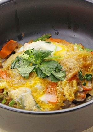 油で揚げないカツとじ風-レシピのメイン写真