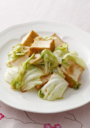 キャベツと厚揚げのオイスター炒め-レシピのメイン写真