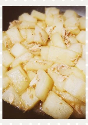 ゆうがおのツナ炒め煮-レシピのメイン写真