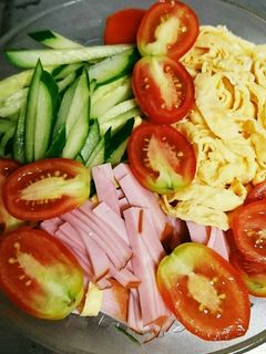 具だくさんでさっぱり冷やし中華-レシピのメイン写真