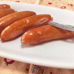 รูปของ 電子レンジで簡単！激ウマウインナー！