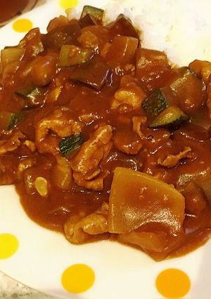 茄子とズッキーニの夏野菜カレー-レシピのメイン写真