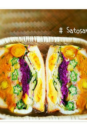 ボリュームサンドイッチお弁当☀︎沼サンド-レシピのメイン写真