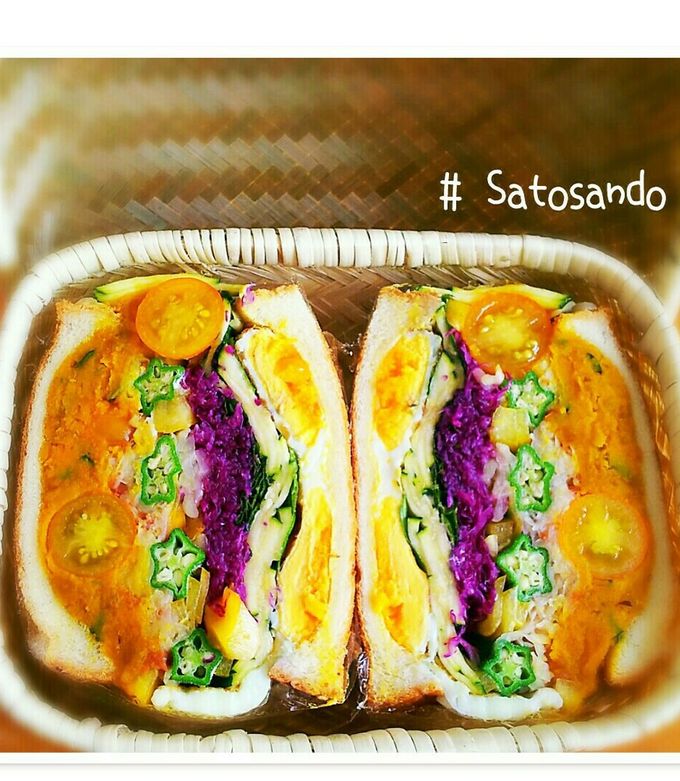 ボリュームサンドイッチお弁当☀︎沼サンド by Satosand