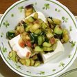 梅肉と夏野菜の冷奴