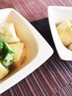 簡単♡おいしい♡フライパンで揚げ出し豆腐-レシピのメイン写真