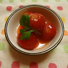รูปของ ミニトマトのエスニックマリネ
