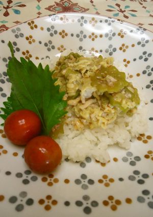 オクラとたまごの甘辛ごはん-レシピのメイン写真