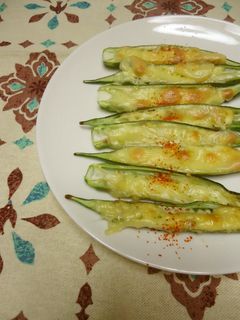 簡単1品☆オクラのマヨチーズ焼き-レシピのメイン写真
