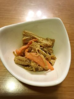 明太子とえのきの和え物-レシピのメイン写真