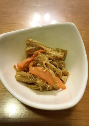 明太子とえのきの和え物-レシピのメイン写真