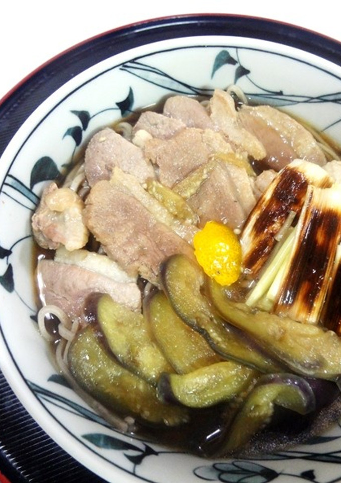 鴨茄子南蛮蕎麦-レシピのメイン写真