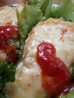 ピーマンのケチャップライス入りチーズ焼き-レシピのメイン写真