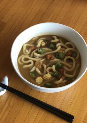 クリーミーココナッツミルクカレーうどん-レシピのメイン写真