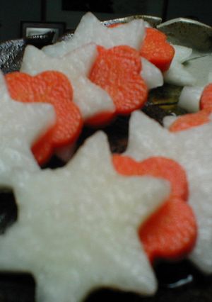 大根にんじんの漬物☆クリスマスバージョン-レシピのメイン写真