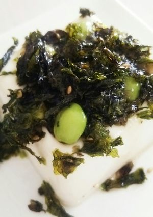 ☆枝豆&韓国のりチョレギ豆腐冷奴サラダ☆-レシピのメイン写真