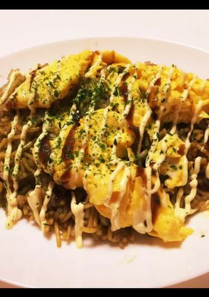 オムそば飯(ダイエットにも)-レシピのメイン写真