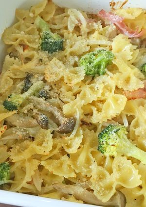 簡単♪マヨソースでショートパスタグラタン-レシピのメイン写真