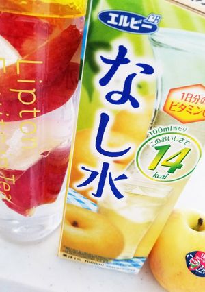 梨りんごデトックスウォーター-レシピのメイン写真