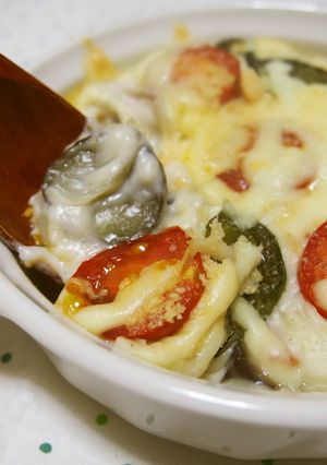 なすのとろとろグラタン♪夏野菜のコラボ♪-レシピのメイン写真
