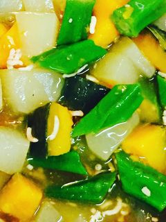 かぼちゃ煮物リメイク!冬瓜のそぼろ餡かけ-レシピのメイン写真