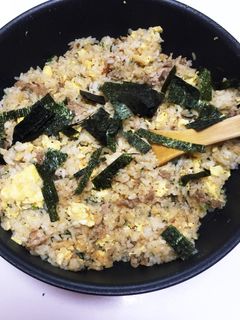 簡単楽チン節約レシピ焼肉のタレで豚肉炒飯-レシピのメイン写真