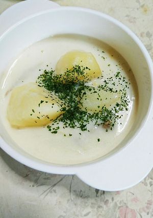 リメイク☆シチューで冷製ミルクスープ♪-レシピのメイン写真