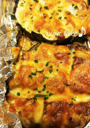 トロトロ米茄子のチーズ焼き♪超簡単ウマ♡-レシピのメイン写真