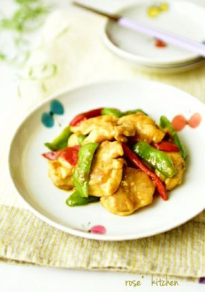 鶏肉とピーマンのカレー炒め-レシピのメイン写真