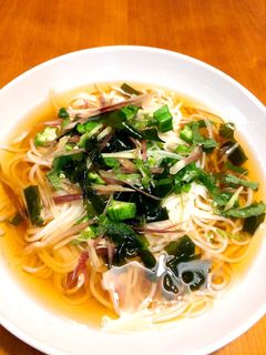 夏のさっぱりそうめん-レシピのメイン写真