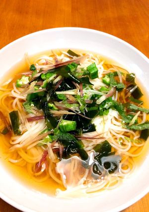 夏のさっぱりそうめん-レシピのメイン写真