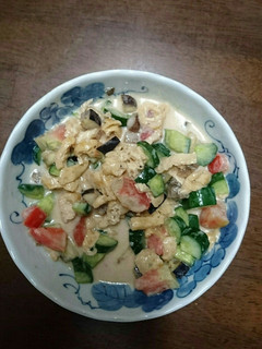 夏野菜入りヨーグルトソース-レシピのメイン写真