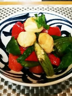 もち麩入り 夏野菜の焼き浸し-レシピのメイン写真