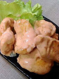 鶏むねマヨ♪-レシピのメイン写真