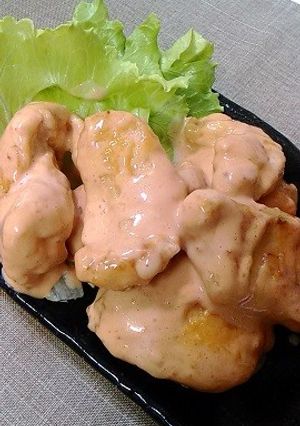 鶏むねマヨ♪-レシピのメイン写真