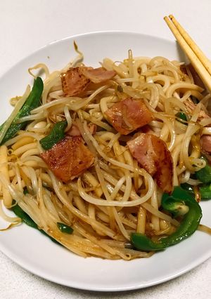 家にあるもの焼うどん！-レシピのメイン写真