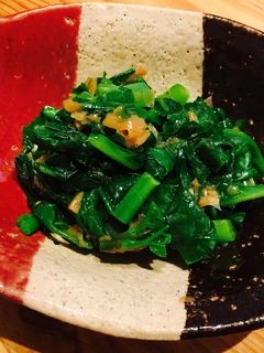 つるむらさきの梅おかか和え-レシピのメイン写真