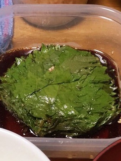 大葉の醤油漬け-レシピのメイン写真