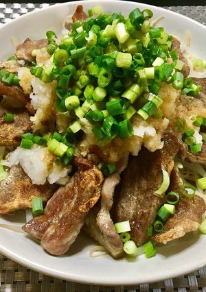 シャキシャキ！さっぱりおろし豚！-レシピのメイン写真