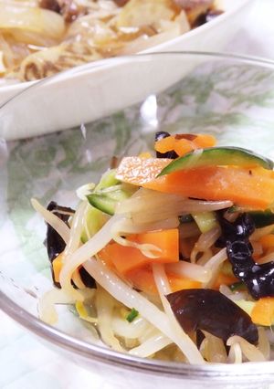 レンジだけで簡単♥もやしの中華サラダ-レシピのメイン写真