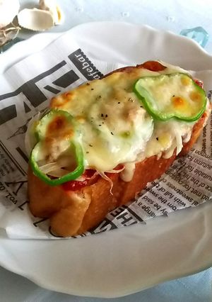 ピザトースト-レシピのメイン写真