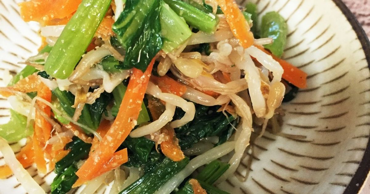 ナムル やさしい味の3色ナムル by クック795AJ1☆ 【クックパッド】 簡単