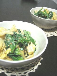 ほうれん草とキャベツのあえもの♪-レシピのメイン写真