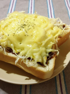 お好み焼きっぽいトースト-レシピのメイン写真