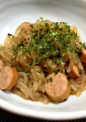 簡単！しらたきの焼きそば風炒め-レシピのメイン写真