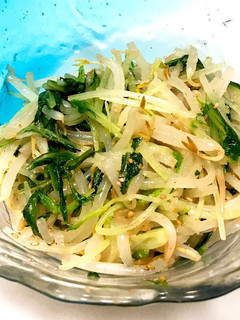 もやしと水菜のナムルサラダ-レシピのメイン写真
