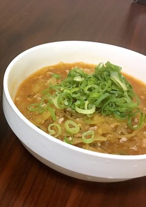 珍品 麻婆そうめんかぼちゃ-レシピのメイン写真